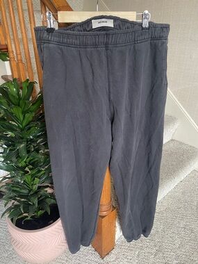 Buck Mason Charcoal Black Jogger Sweatpants XL